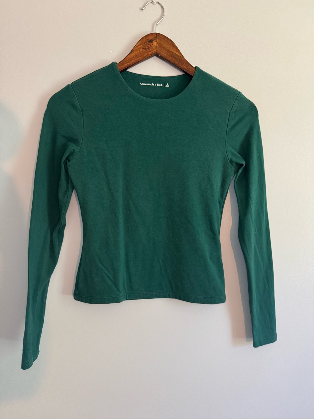 Abercrombie Double-Lined Long-Sleeve Baby Tee - S